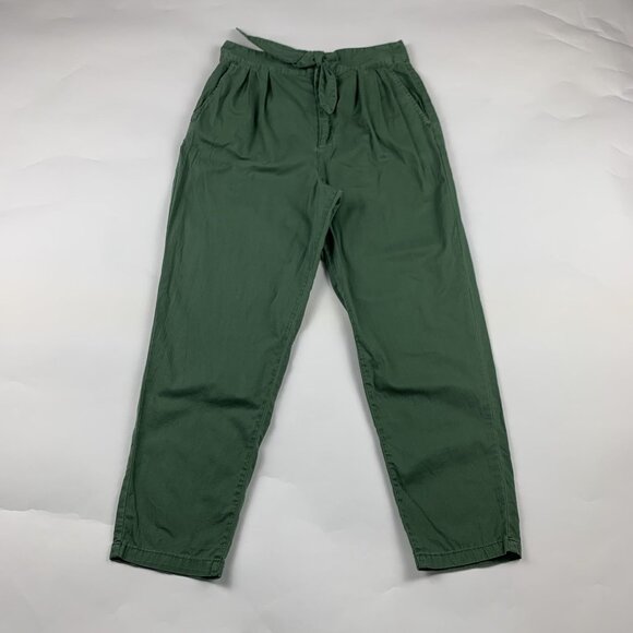 Blank NYC Army Green Poplin High Rise Good Timing Ankle Pant 27 - Picture 1 of 9